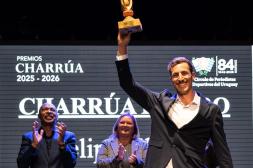 Felipe Klüver ganó el Premio Charrúa de Oro