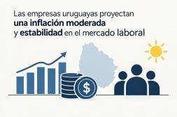 Las expectativas empresariales en Uruguay proyectan una inflación moderada y estabilidad en el mercado de trabajo