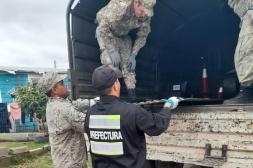 Prefectura patrulla las 24 horas las zonas  inundadas y prohíbe la navegación civil