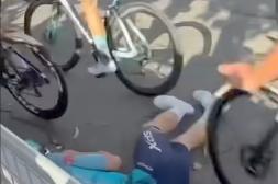 Dura caída sufrió Thomas Silva