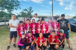 Libertad Baby Fútbol: unos 60 niños participan de la actividad deportiva y social 